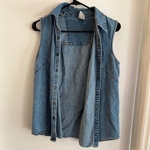 Take Nine Sleeveless Denim Jacket S $8